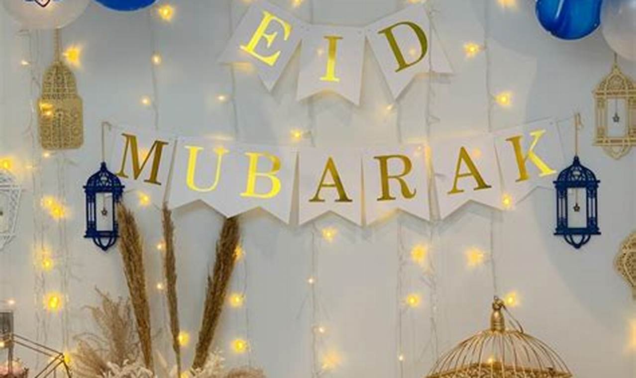 Festive Eid Party Decorations & Home Decor Ideas