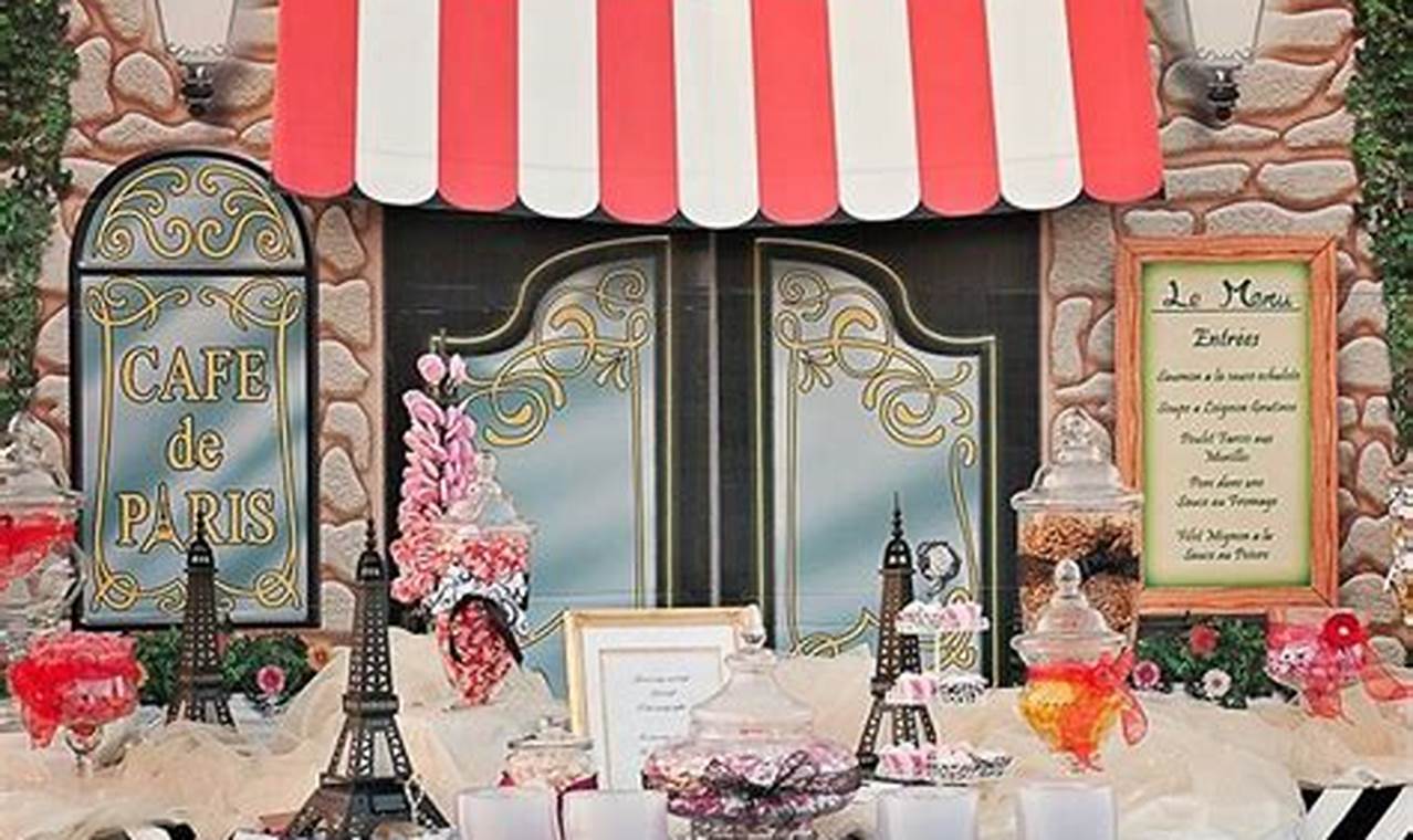 Chic French Themed Party Decorations & Supplies