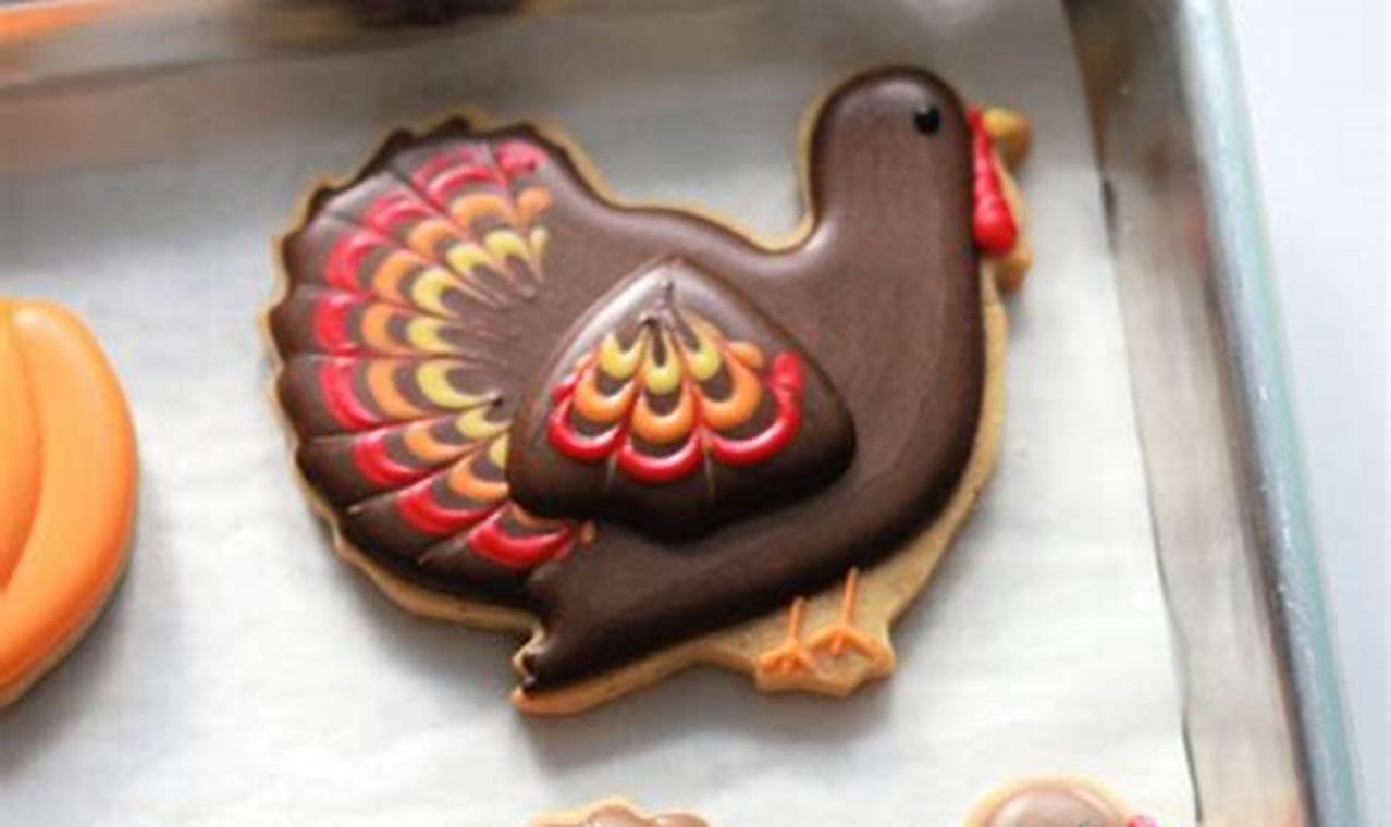 DIY: how to decorate turkey cookies Festive Cookie Art