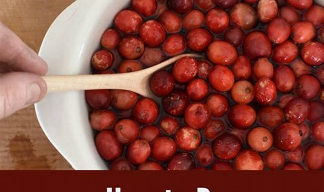 Home Decor: How to Dry Cranberries for Decoration Guide