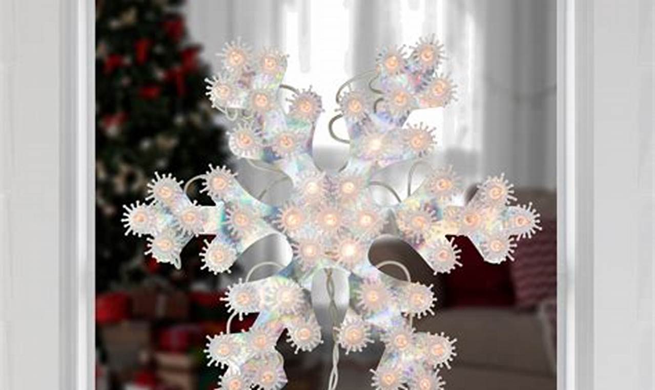Brighten Your Home with Holographic Christmas Window Decorations Shop Now!