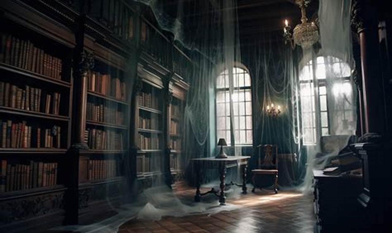 Spooky Haunted Library Decor Ideas