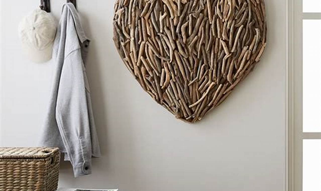 Unique Driftwood Heart Wall Decor Home Decor