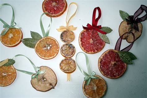 DIY Dried Fruit Xmas Tree Decorations Ideas