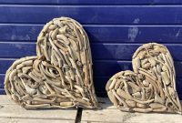 ffb5a885d4c6194ff334e880deae7fc1 Driftwood Heart Wall Decor Beach, Beach Heart Decor Wall Coastal, Wall