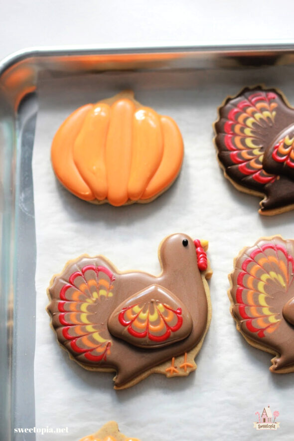 How to Decorate Turkey Cookies with Royal Icing A StepbyStep Guide